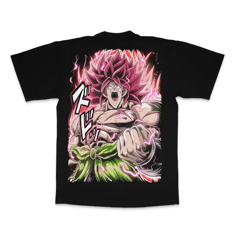 Broly SSG heavyweight tee, back print