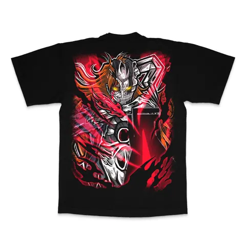 Crimson Abyss heavyweight tee, back print
