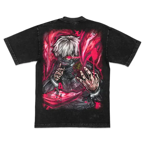Ghoul Ascension mineral wash tee, back print