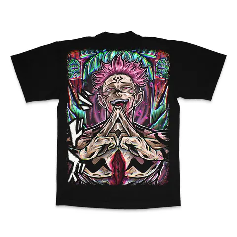 King of Curses heavyweight tee, back print