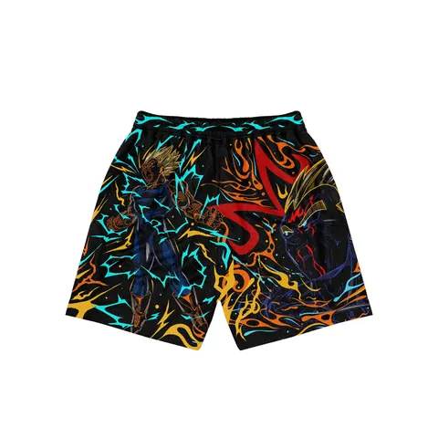 Prince of Ruin mesh shorts, back print