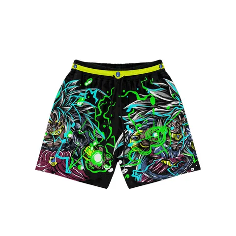 Savage Divinity mesh shorts, back print