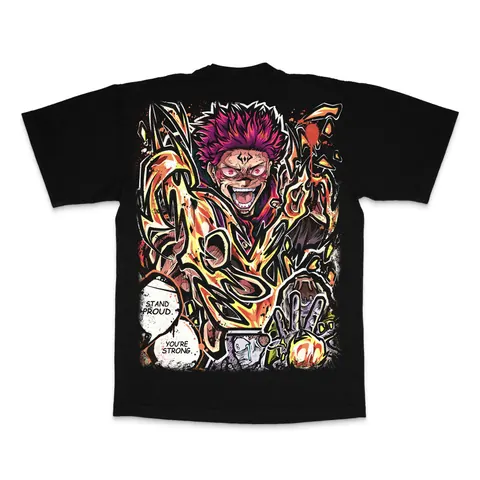 Scorching Wrath heavyweight tee, back print