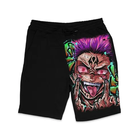 Twisted Tyrant midweight shorts, back print