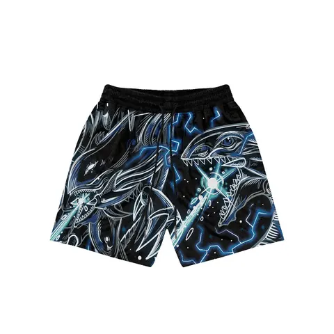White Lightning mesh shorts, back print